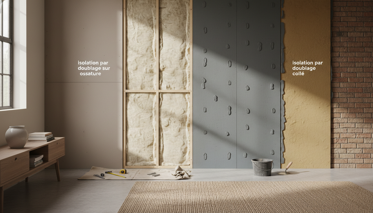 Comment isoler un mur intérieur : guide complet 2026 : Les deux techniques d'isolation thermique des murs par l'intérieur